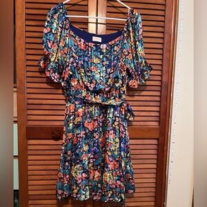 Colorful floral dress